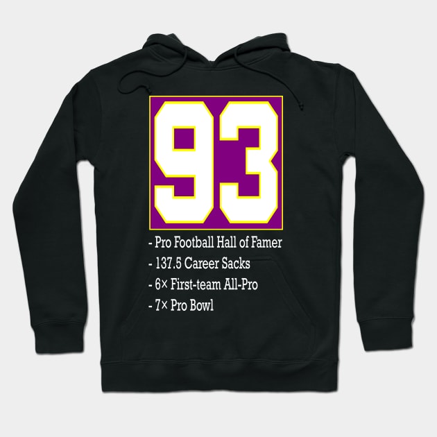 John Randle is a Legend Hoodie by Retro Sports